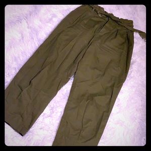Olive green pants